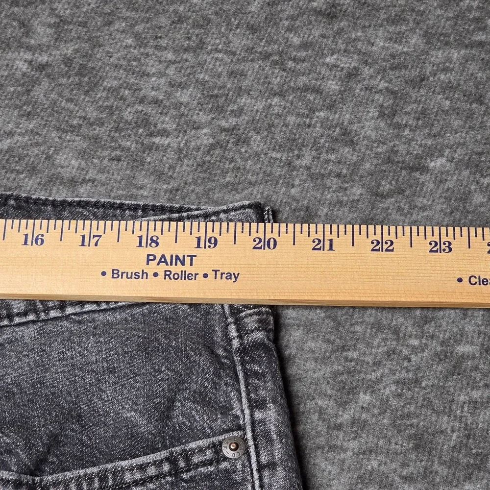 Levis 559 Jeans Mens W40 L30 Relaxed Straight Mid Rise Black Wash Faded Denim